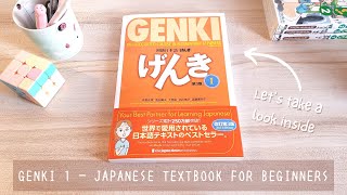 Genki 1 Japanese Textbook - Third Edition - Let's take a look inside