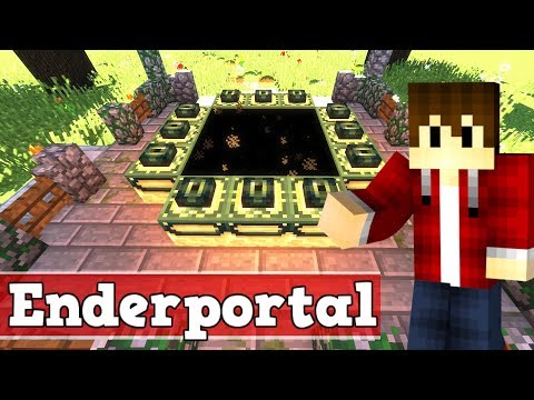 Wie baut man ein funktionierendes Enderportal in Minecraft | Minecraft Enderportal bauen deutsch