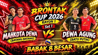 Set 1 EXCITING MATCH TO REACH THE FINAL 4: DEWA AGUNG (Deden) VS MAHKOTA DEWA (Tomy Aji x Roy Mar...