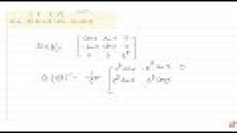 IIT JEE MATRICES If `A(alpha,beta)=[[cosalpha,sinalpha,0],[-sinalpha,cosalpha,0],[ 0, 0,e^(beta)]...