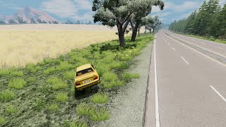 Реалистичные аварии BeamNG Drive.