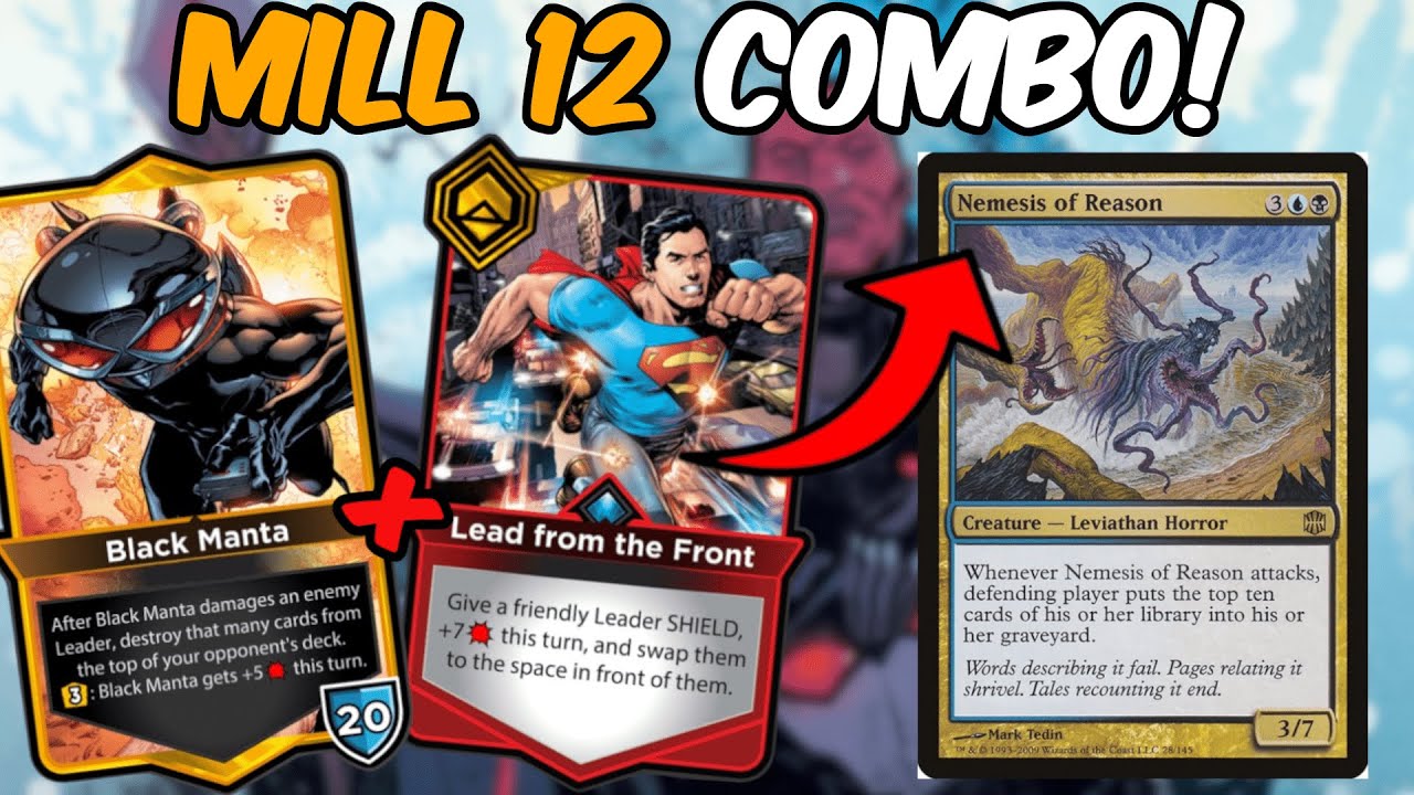 MILL 12 CARDS WITH JUST ONE ATTACK! | DC Dual Force Meme Dream
