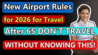 New Airport Rules for 2026 for Travel After 65  DON'T TRAVEL WITHOUT KNOWING THIS!