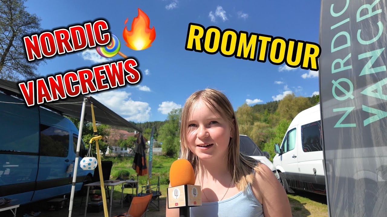 Mega blauer Mercedes Sprinter Van - Roomtour - Nordic Vancrews