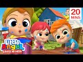 Kita Buat Rumah Pohon Bayi Yuk! | Lagu Anak Belajar | Little Angel Bahasa Indonesia