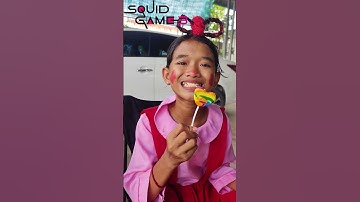 Prank on Squid Game Doll 3 😲🍭 #funny #squidgamchallenge #squidgamedoll