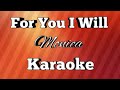 For You I Will - Karaoke/Instrumental ( Monica )