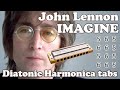 Imagine  diatonic harmonica tabs key of c