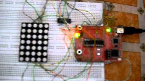 MSP430 ile 5x7 Dot Matrix Sürme