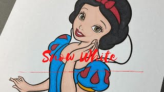 Snow White Coloring Video