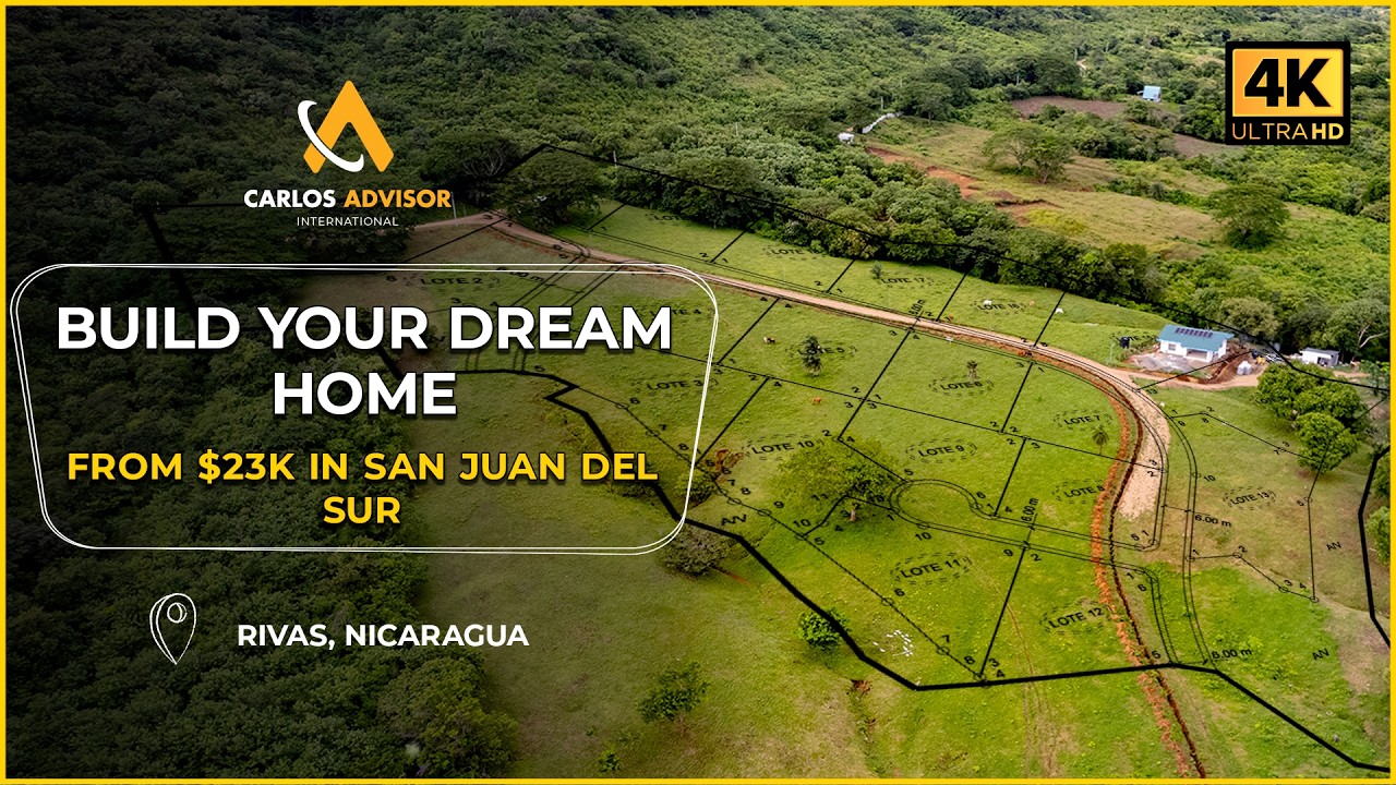 Build Your Dream Home in Emerald Hills, San Juan del Sur from $23,000 – Owner Financing Available