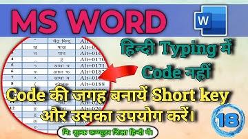 Krutidev & Devlys Keyboard Shortcuts for Faster Typing | Krutidev & Devlys Shortcut Keys Tutorial