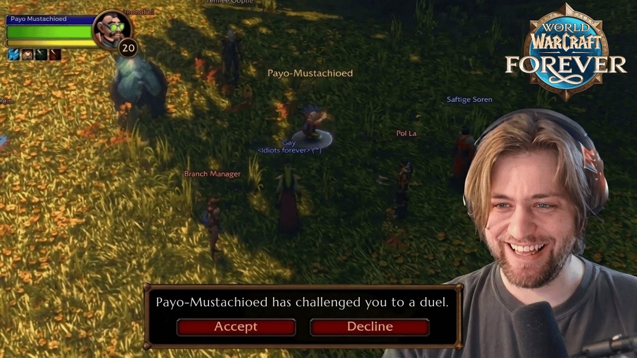 Sodapoppin Duels For Gold in WoW Forever