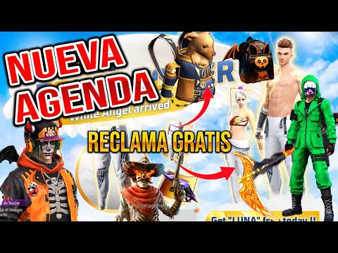 PRIMERA SKIN DE HOZ GRATIS NUEVA AGENDA SEMANAL DE FREE FIRE SKIN DON MUERTE EVENTOS D HALLOWEN 2022