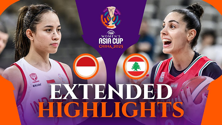 Indonesia 🇮🇩 vs Lebanon 🇱🇧 | Extended Highlights | FIBA Asia Cup Women 2025