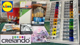 bijl boog pond Crelando Art Supplies Haul - Lidl haul - Crelando haul / Lidl middle aisle  find (art supplies) - YouTube