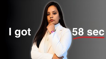 Give me 58 seconds... I