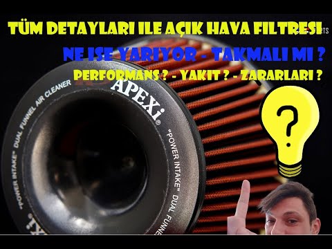 Video: Yeni bir hava filtresi gaz kilometre performansını ne kadar iyileştirir?