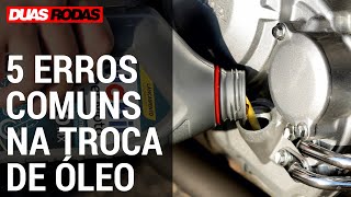 5 ERROS MAIS COMUNS NA TROCA DE ÓLEO