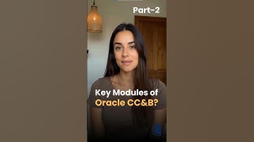 Key Modules of Oracle CC&B Training | Part 2 #shorts