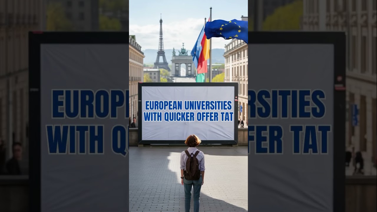 Top European Universities with 1–2 Week Offer Letters | Fast Admissions for 2025 Intake