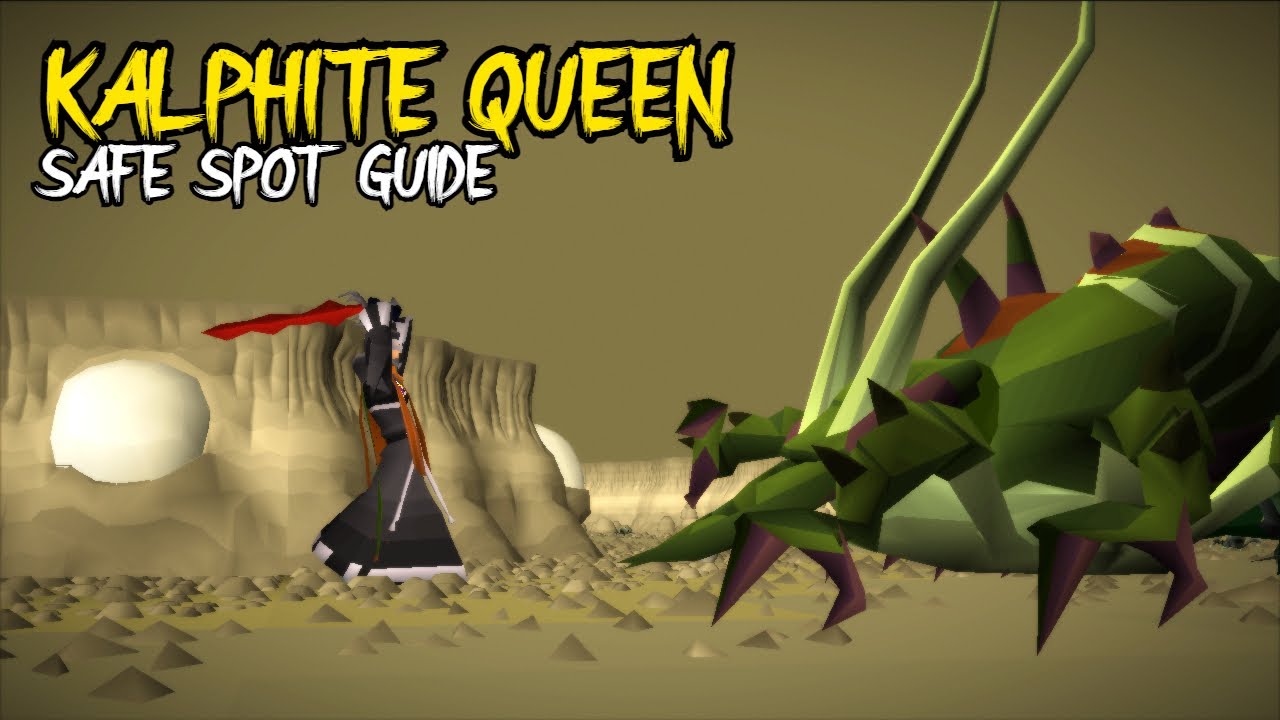 *NEW AND IMPROVED* Kalphite Queen Safe Spot Flinch Guide YouTube
