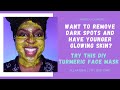 Quick and Easy DIY Turmeric Face Mask. Try it today!