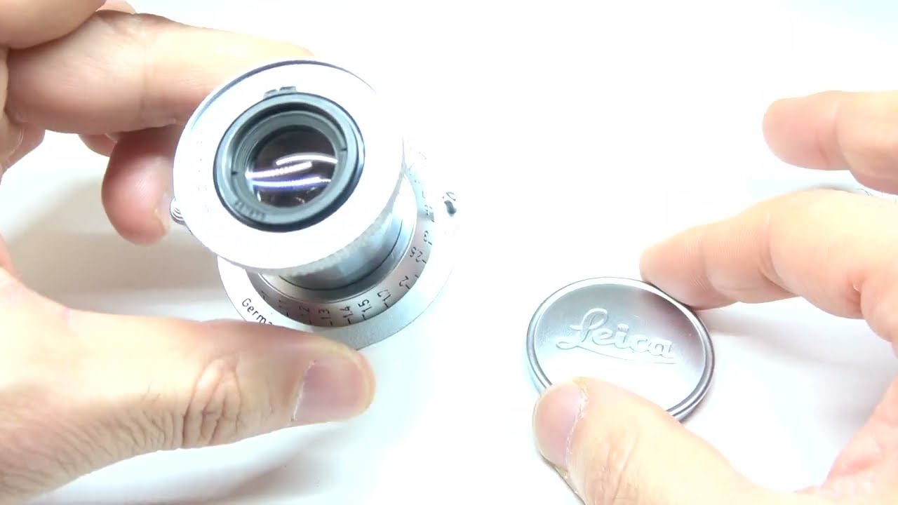 赤エルマー　ライカ　キャップ付き　leica Red scale Elmar 赤エルマー！Red Scale Elmar 50mm F3.5 オールドレンズ - メルカリ