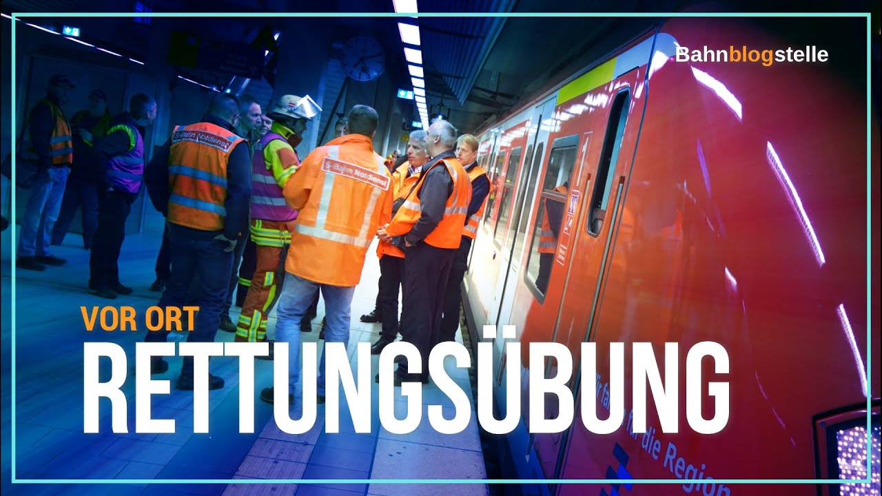 S-Bahn Stuttgart und Feuerwehr trainieren Rettungsübung im Fildertunnel | Bahnblogstelle [VOR ORT]