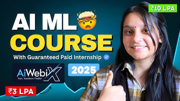 AI & Machine Learning Full Course 2025 🚀 | Free Certification + 100% Paid Internship