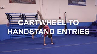 Practicing Cartwheel to Handstands for Great Entries and Safe Falling in Handbalancing screenshot 1