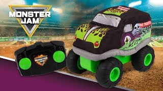 My First Monster Jam Grave Digger Plush! Learn How to Squeeze It, Drive It, Crash It! screenshot 2