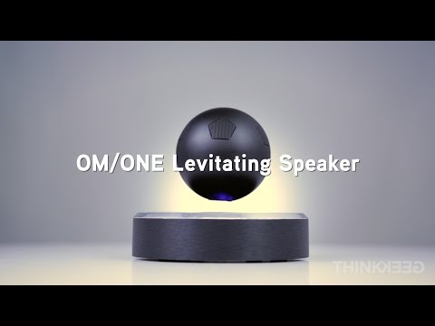 Om/One Levitating Speaker from ThinkGeek