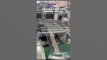 concealed drawer slide assembly machine