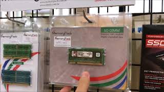 How to use DDR4 so dimm ram Memory packaging display and sell in stores ( Memorypack 2098-005 )