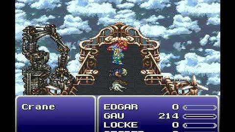 FF6 Low Level Solo Challenge - Cranes