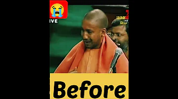 Before and After || Yogi Aadityanath Cry 😭 😭🚩😎