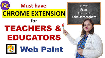 How to Draw & Write on  Webpage - Use Webpaint Extension