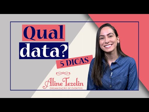 Vídeo: Como Determinar A Data Do Seu Casamento