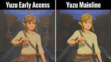 Yuzu Early Access 2966 vs Yuzu Mainline 1172 The Legend Of Zelda Breath Of The Wild 4K | RTX 3070