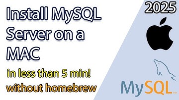 How to install MySQL server on MAC (M1/M2/M3/M4) 2025