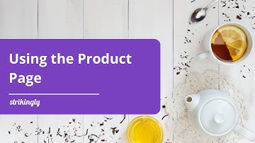 Using the Product Page on Your Strikingly Website