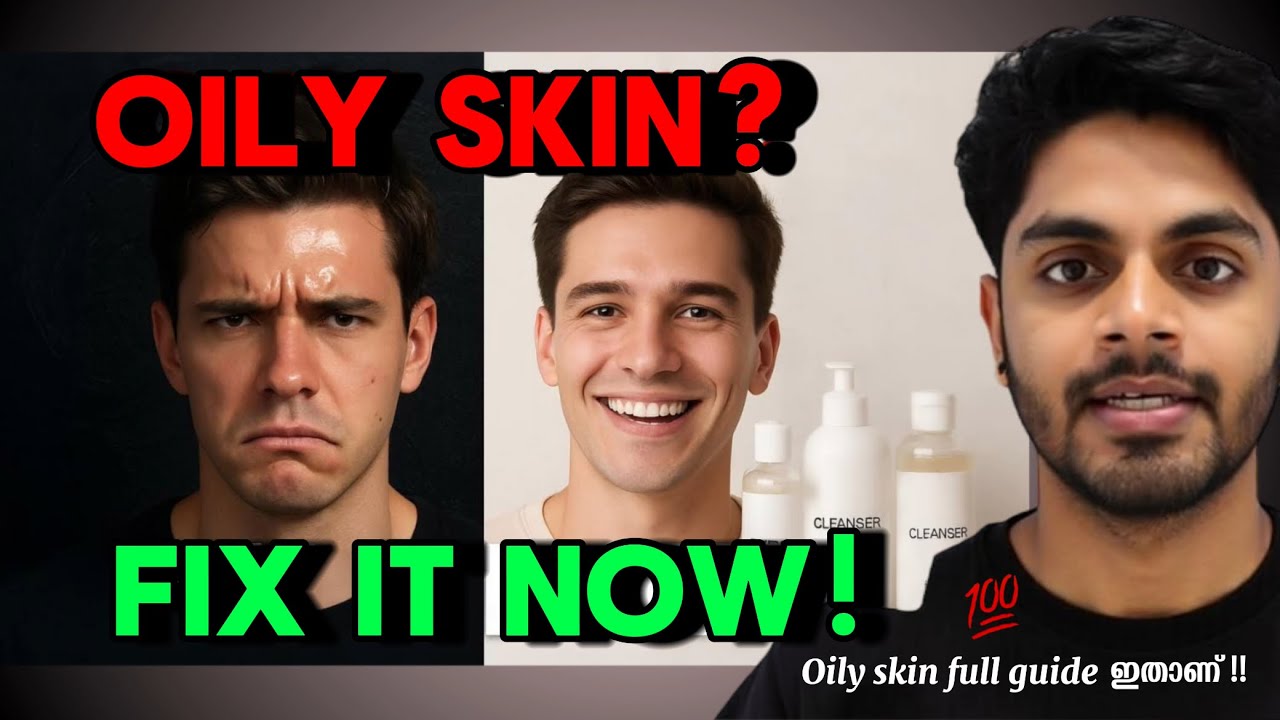 Oily Skin Guys MUST Watch This! (Ultimate Skincare Guide That Actually Works)#itsmekuttuzz 