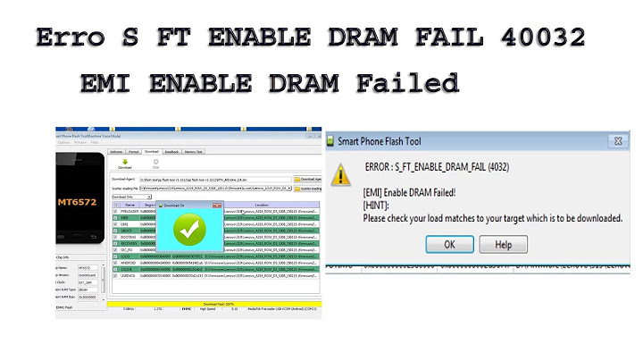 Fix lỗi enable dram failed 4032 khi flash rom mtk năm 2024