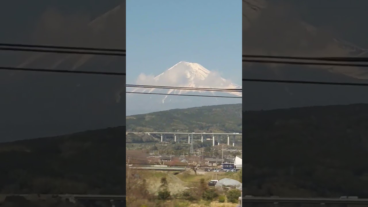 Amazing Mount Fuji, Japan from the Shinkansen bullet train