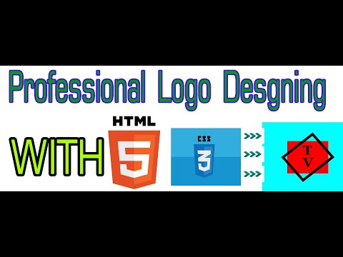 Professional Logo Designing With Animation Using HTML and CSS.|||