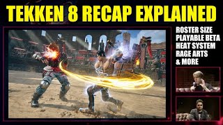 BETA COMING?! Tekken 8 Recap, Roster Size, New Update, Rage Arts