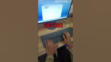 Squard and Cubed 👆🤔Symbol in Ms Word #asmr #keyboard #msword #varshamam #squard #cubed