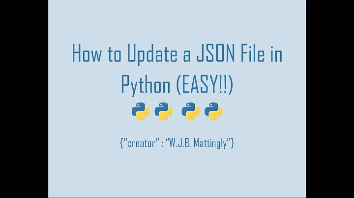 How to Append JSON files in Python