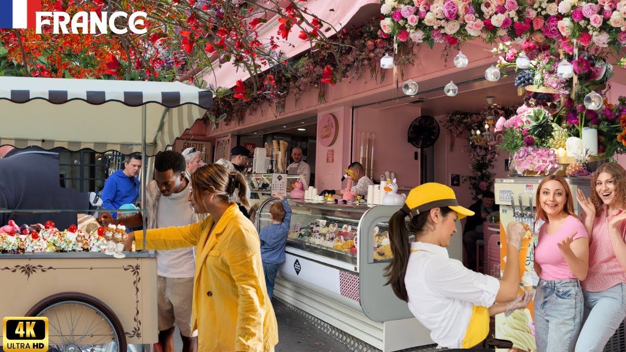 PARIS 🇫🇷 FRANCE 2025 May 12 4KHDR walk City Street | Best walk ever | Paris Street Best Old street